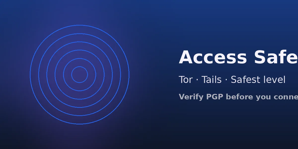 How to access Torzon market safely 2026 — Tor Browser, Tails and verified marketplace entry